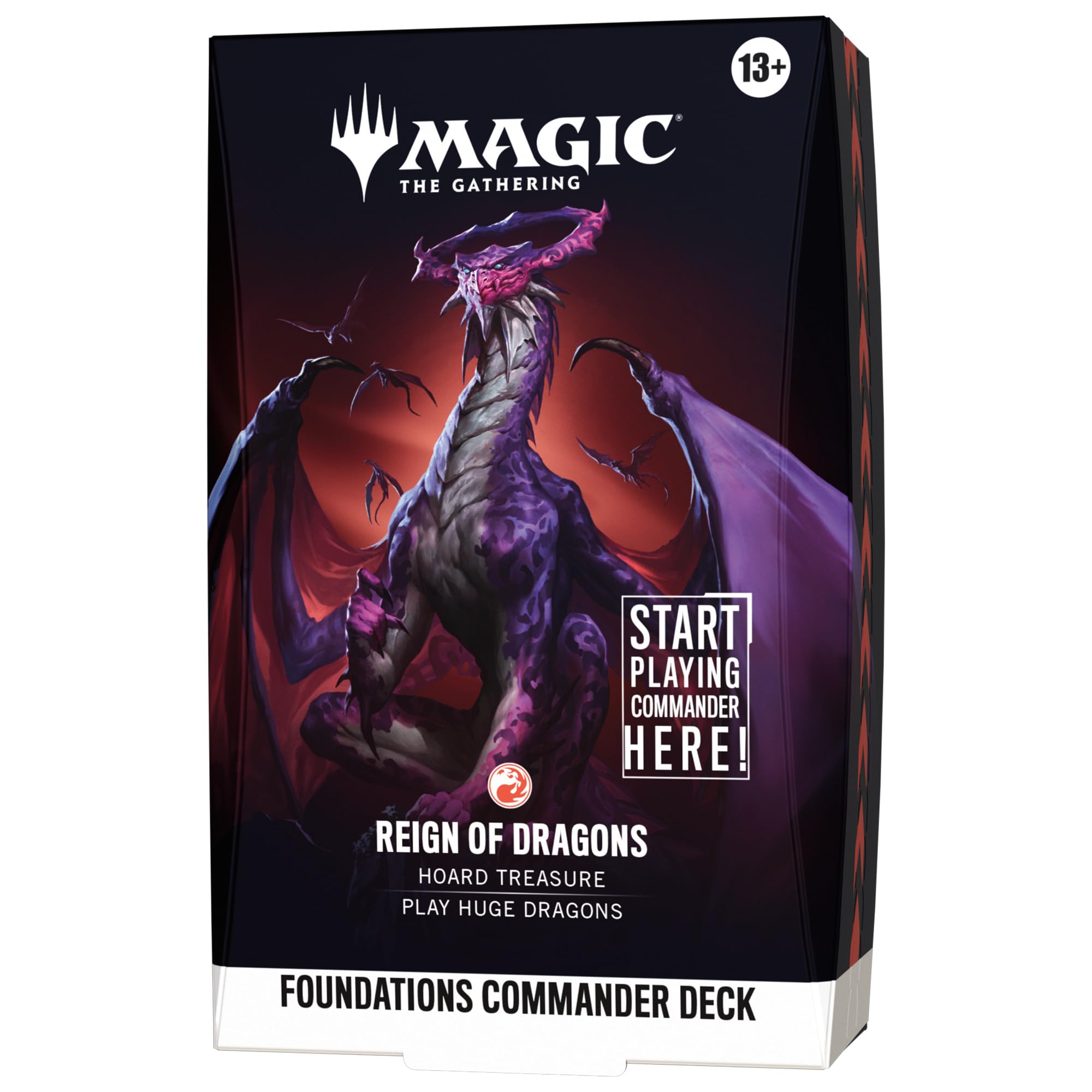 Magic: The Gathering Foundations Reign Of Dragons Starter Commander Deck