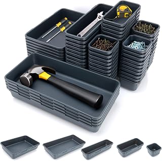 Tool Chest Organizer Set - 69Pc Tool Box Tray Divider for Drawer Organization, Workbench and Storage