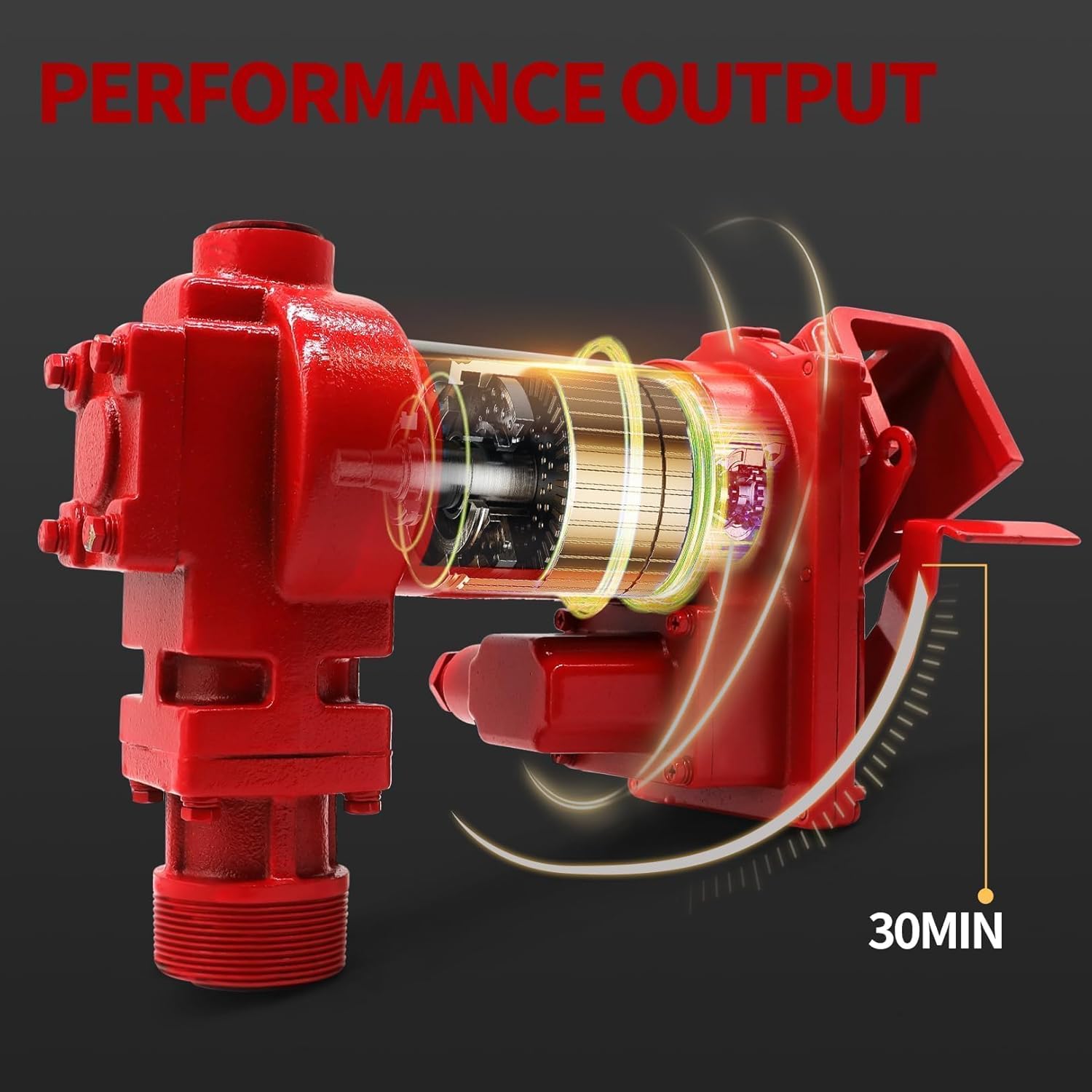 Nakkaa 12 Volt 20 GPM Explosion Proof Fuel Transfer Pump Compatible with Gasoline, Diesel, Kerosene, Mineral Oil and Similar Fuels or Oils (Package B)