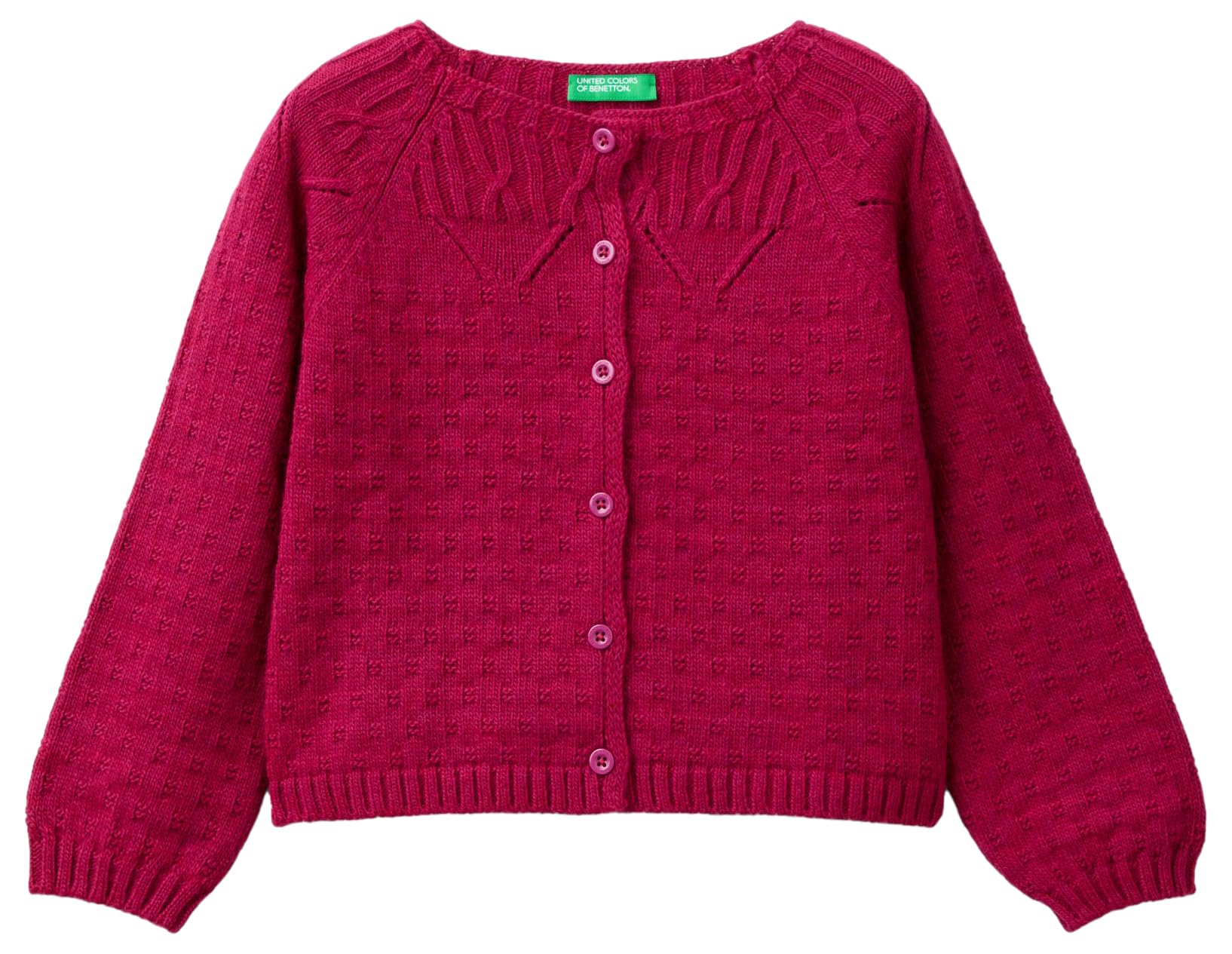 Pull Cardigan Benetton Maglia Coreana gilet confortable sans pli - 4