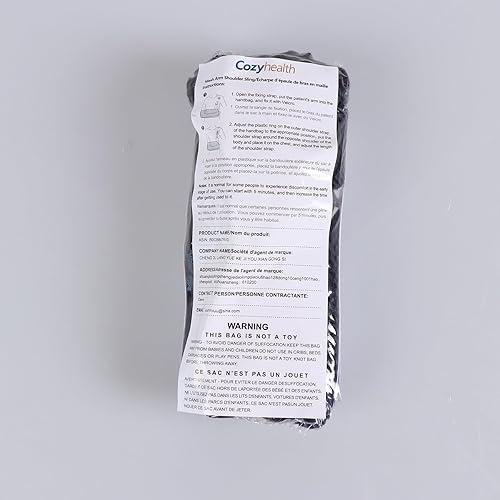 Miniatura 7 de Inmovilizador de hombro médico para lesiones de hombro, puño rotador desgarrado, soporte de brazo transpirable para ducha, brazo derecho izquierdo