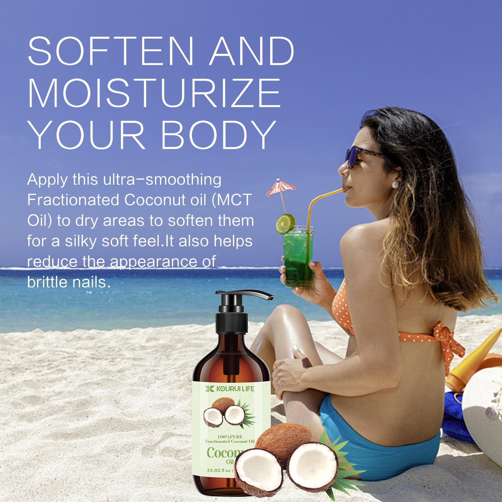 Fractionated Coconut Oil for Skin and Hair - Image 3
