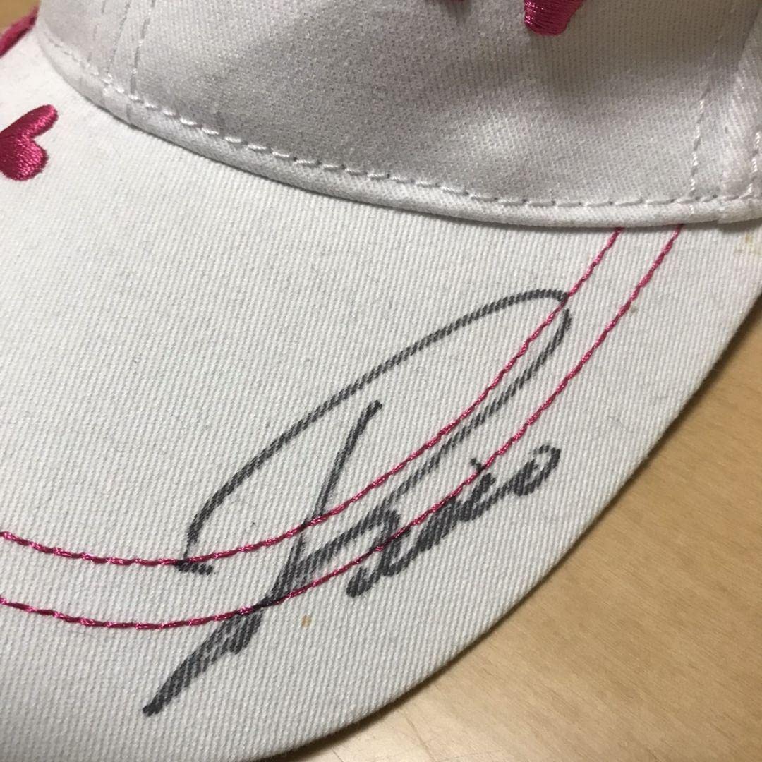 女子ゴルファー　直筆サイン　入りキャップ 新品未使用 女子プロゴルフ 安田祐香さん 直筆サイン入り ゴルフ