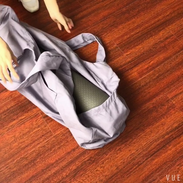 Borsa Per Tappetino Yoga Con Tasca - Tela Boh&eacute;mien, Tracolla Regolabile