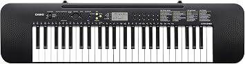 Casio CTK-240AD 49 Full-Size Keys Keyboard with AC Adapter, black