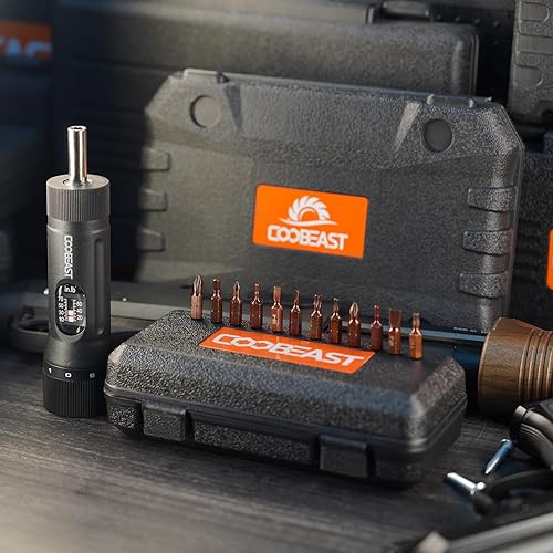 Miniatura 7 de 13 destornilladores de torque preestablecidos con puntas S2, juego de destornilladores de llave de torque de 14" para mantenimiento, herramientas,