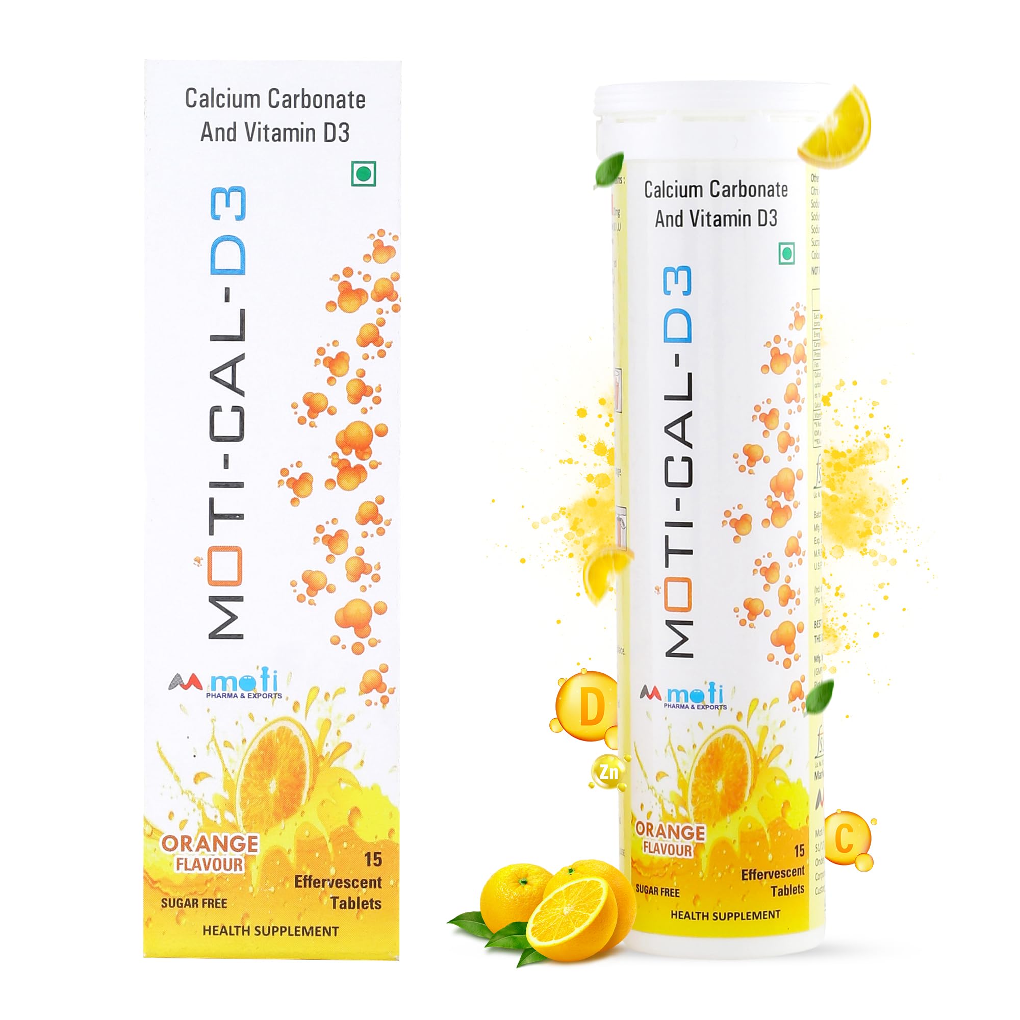 Moti Pharma - Calcium and Vitamin D3 Tablets - Pack of 2, 30 Sugar-Free Effervescent Calcium Tablets for Women & Men, Maximum Bone Density & Joint Health Support, Fast Absorbing Formula (B0CRP1DB3J) Amazon Price History, Amazon Price Tracker