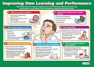 Daydream Education - Póster de habilidades para la vida | Papel laminado brillante de 850 mm x 594 mm (A1) | Carteles educativos de Daydream Education