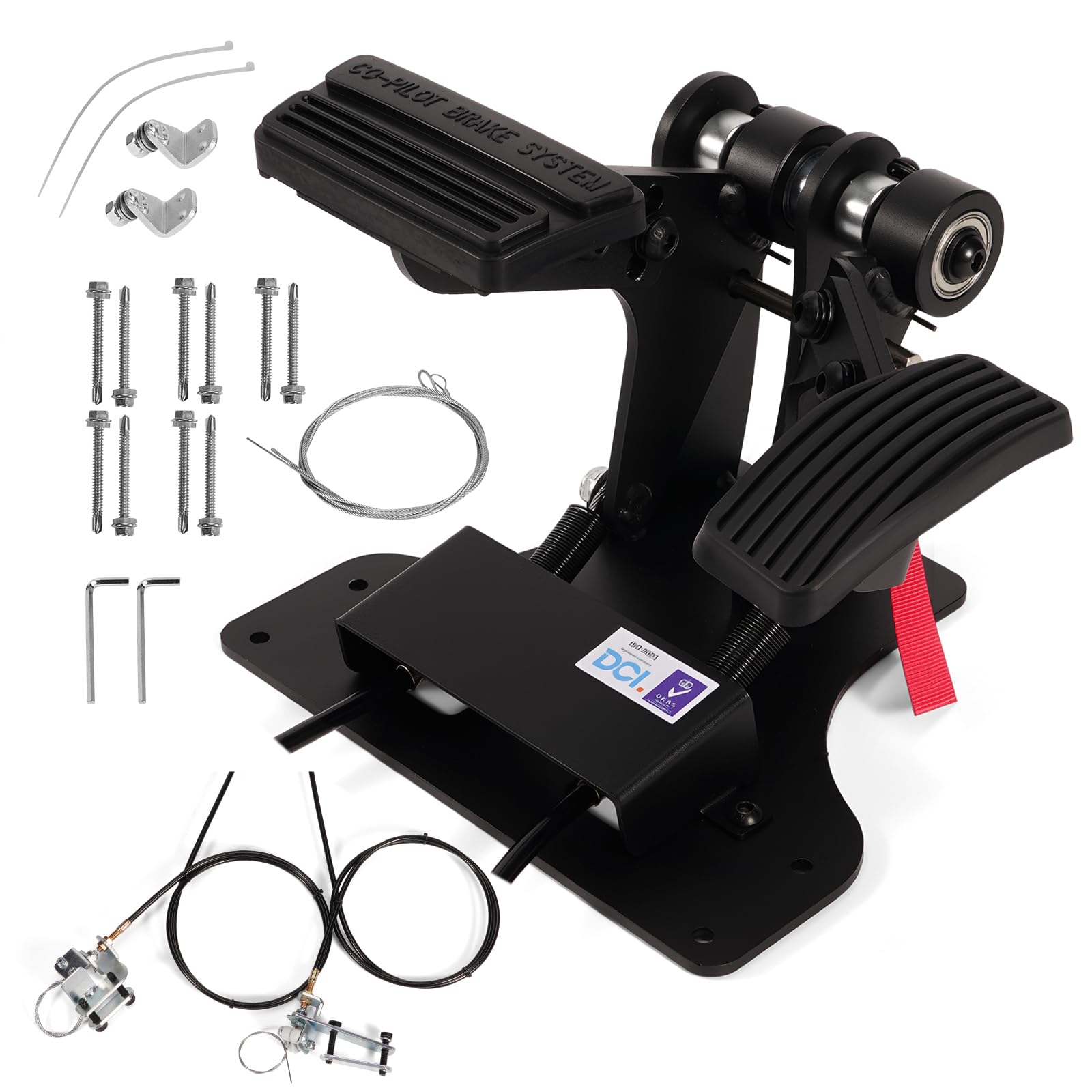Photo 1 of Rendrox Universal Passenger Side Dual Control Gas and Brake Pedal, Right Hand Drive Conversion Kit Assist for Driver Training Vehicles, Postal Vehicles, Driving School Instructors Car