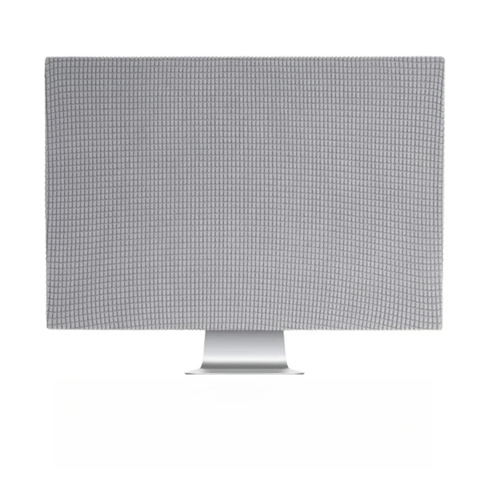 4pcs Dust Cover For 21.5 24 27 Inch Computer Monitor All-in-one Cloth Protective(Gray)