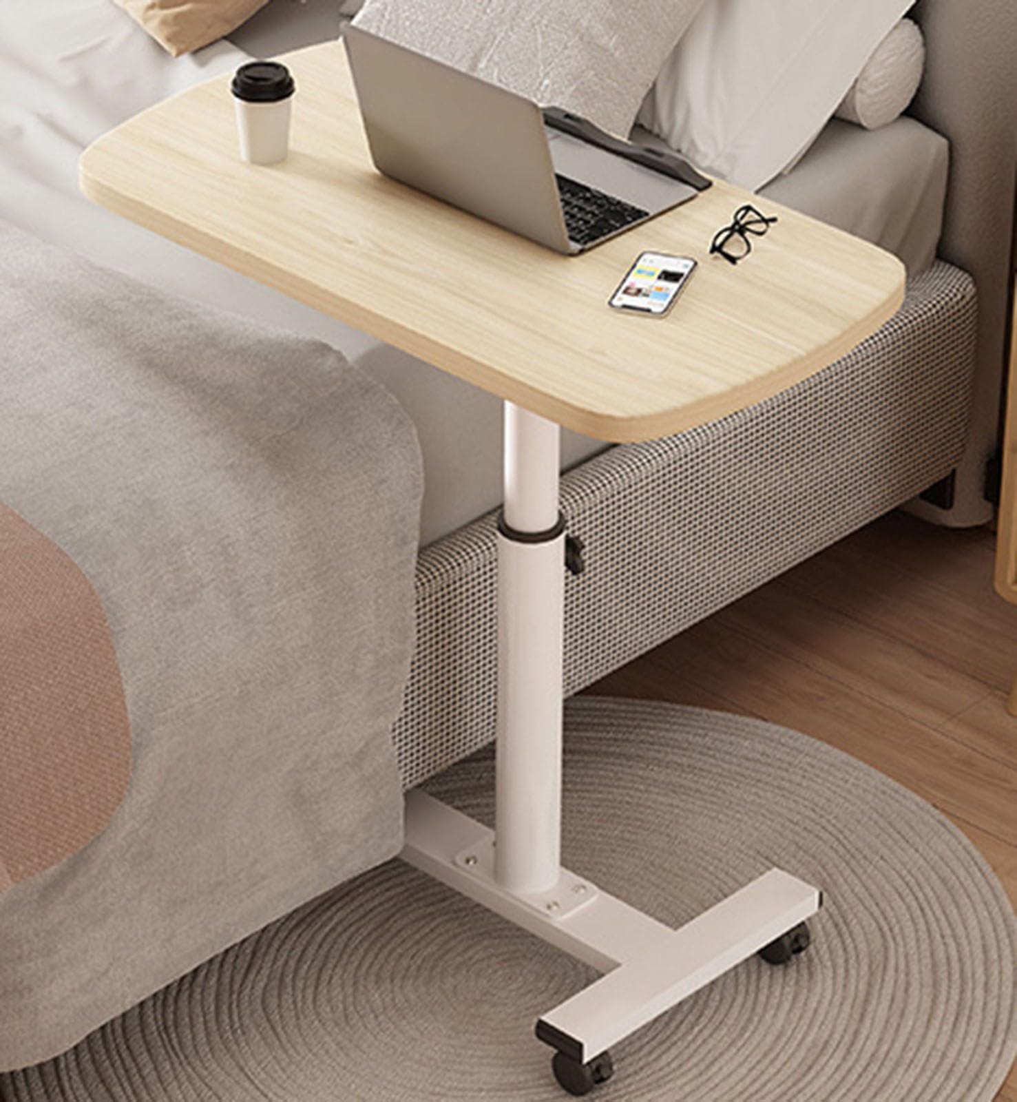 Table d'ordinateur portable réglable hauteur fini le manque de place au bureau