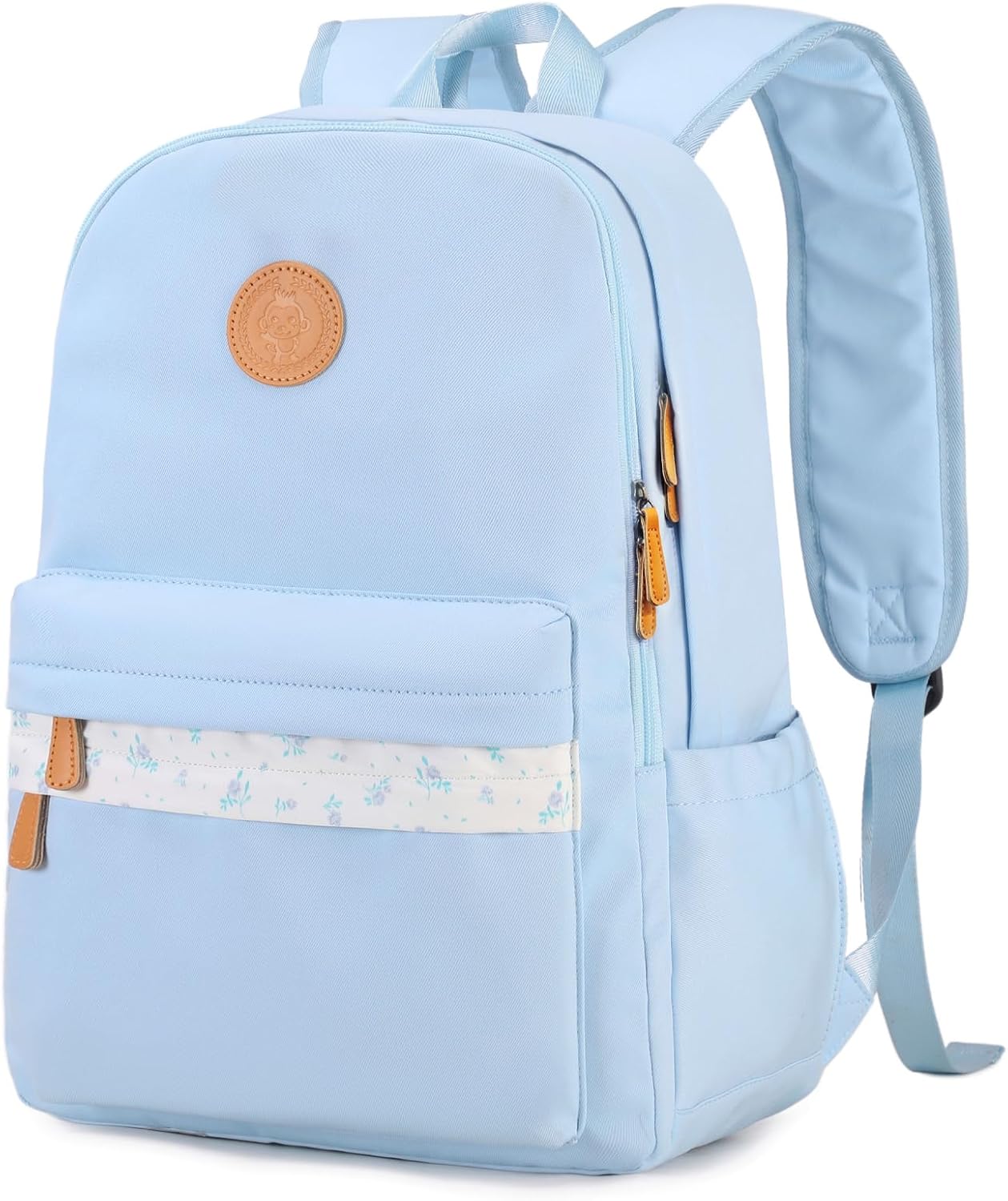 mygreen Waterproof School Backpack for Teen Girls & Boys, Lightweight 15.6 Inch Laptop Bag, Trendy 2024 Ergonomic Bookbag for High School, College, and Travel Blue