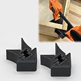 90 Degree Clamp Adapter for Jorgensen EZ-Hold Trigger Clamps, Right Angle Squeeze Clamp Attachment for Miter Alignment and Drawer Box Assembly (2Pcs)