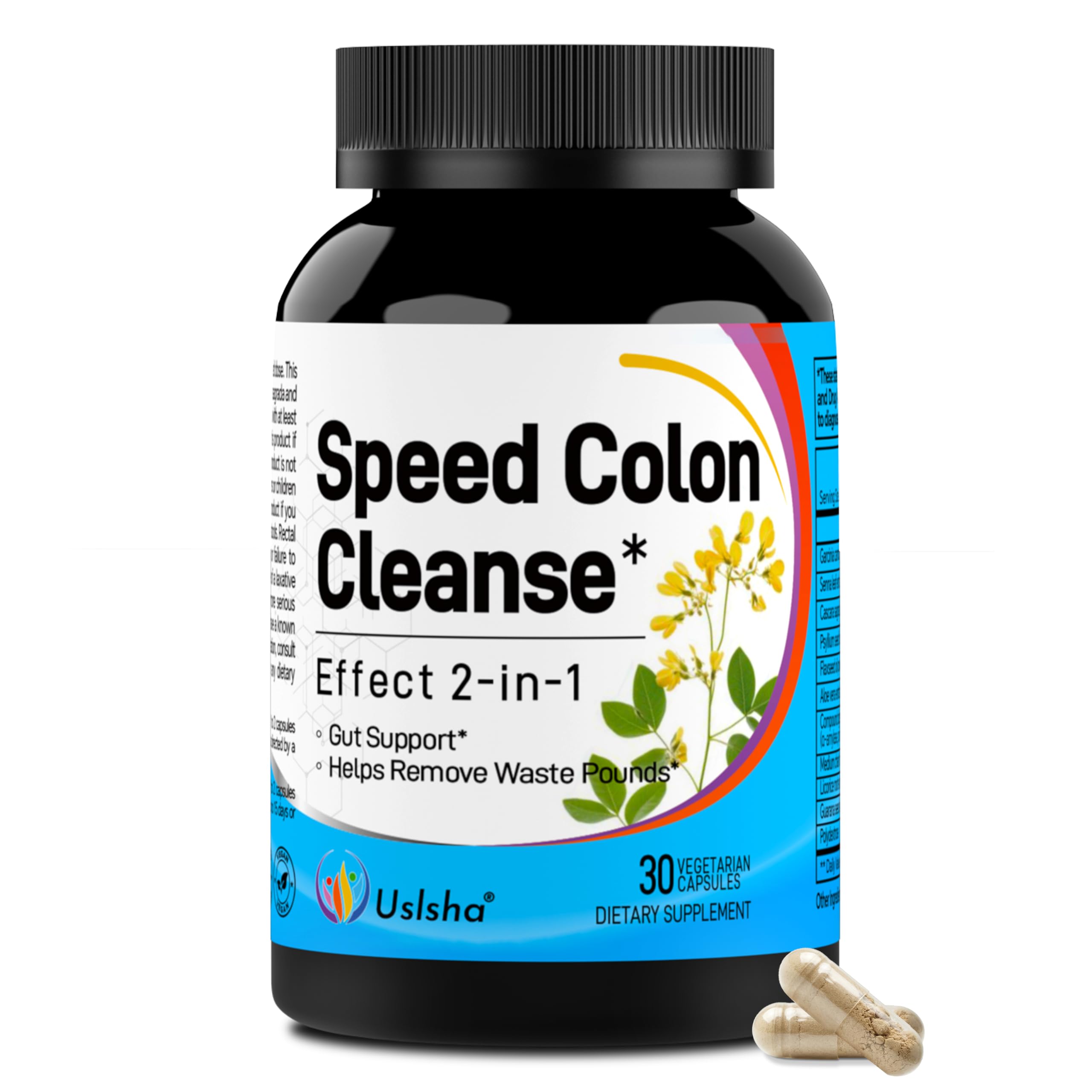 Speed Colon Cleanse – Fast-Acting 15-Day Gut & Colon Detox