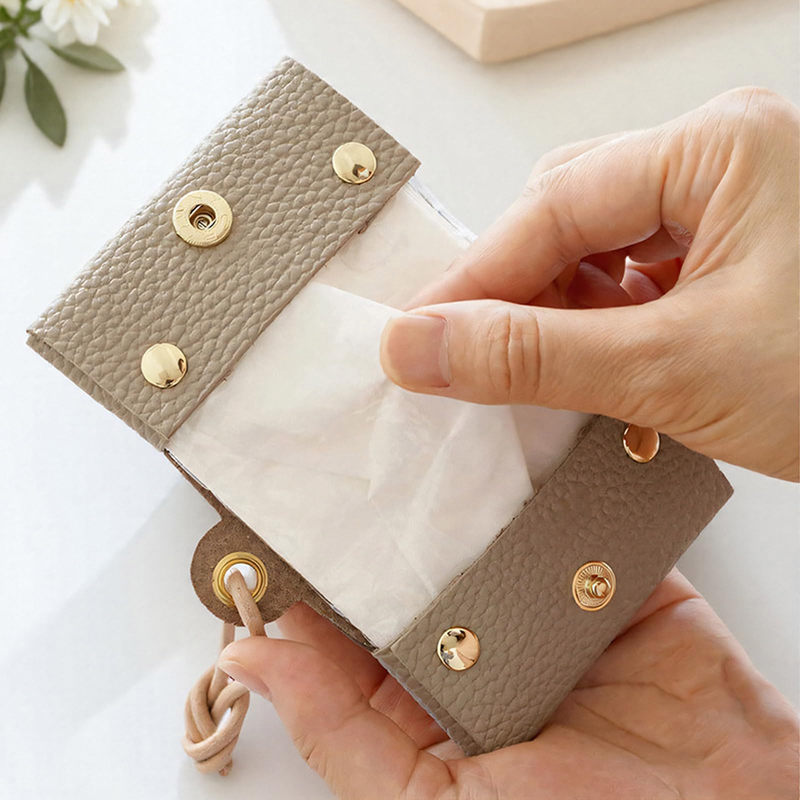 Amazon｜Ifukens ポケットティッシュケース PUポケットティッシュ