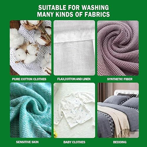 Miniatura 6 de Hojas de detergente para ropa (tiras) 186 cargas, paquete de 3 unidades Fresh Breeze sin líquido, tecnología ecológica, sin jarras de plástico