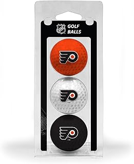 Team Golf NHL Regulation Size Golf Balls, 3 Pack, Full Color Durable Team Imprint