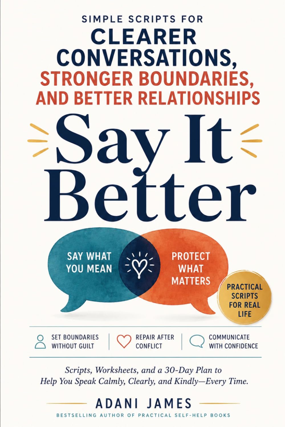 Say It Better: Simple Scripts for Clearer Conversations, Stronger Boundaries, and Better Relationships