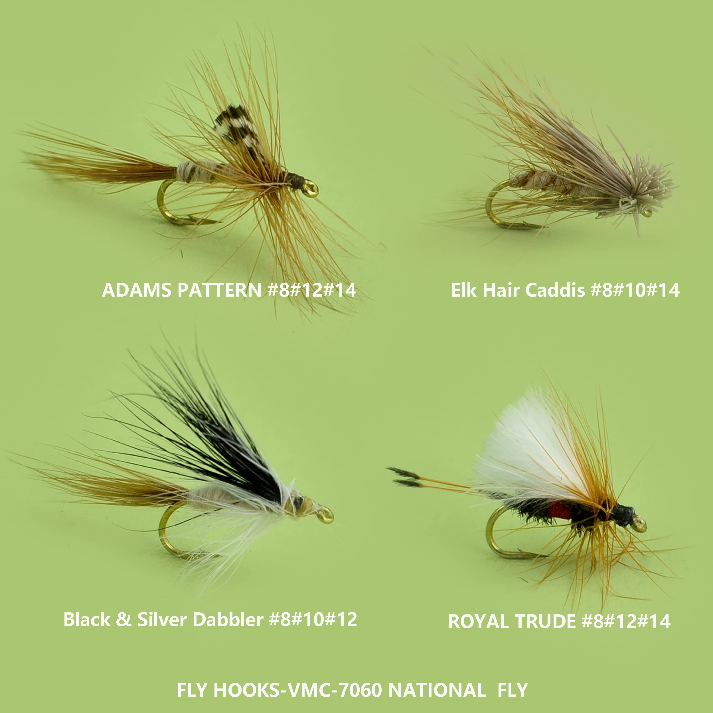 Kit 12 Esche Da Pesca A Mosca – Secche, Umide E Ninfa Per Trota, Panfish E Bass