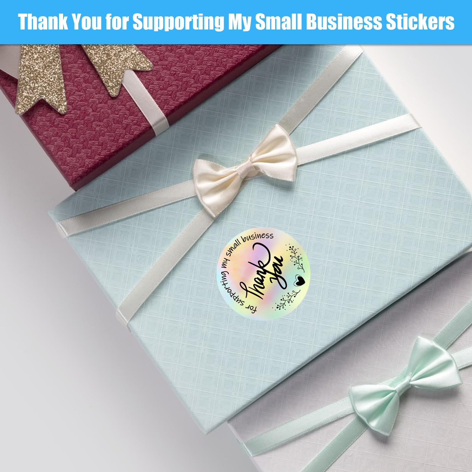 1 Inch Round Thank You Labels Small Business 2000 PCS Thank You ...