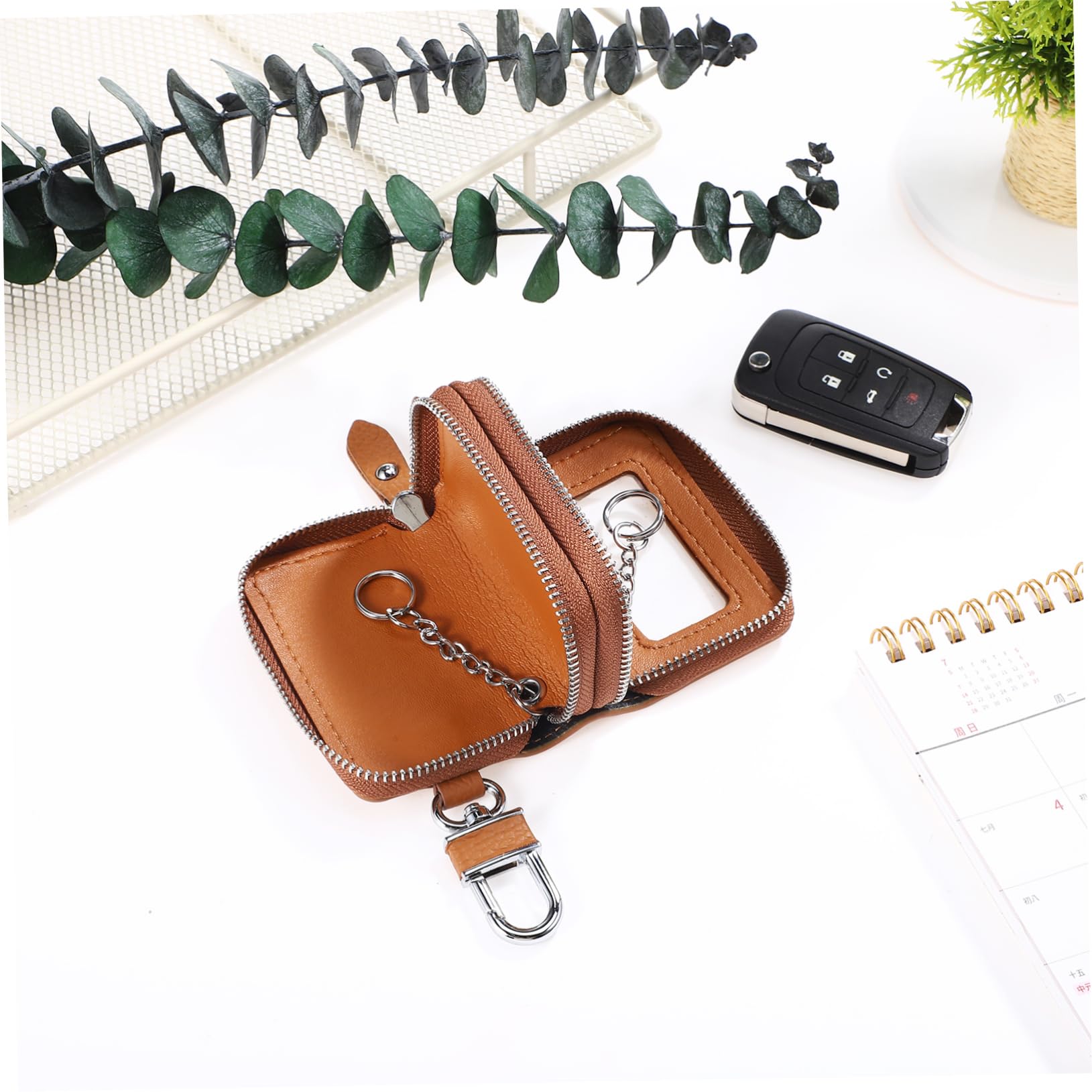 PartyKindom 4 Stück Autoschlüssel Tasche Schlüsselschutz Tasche Schlüsseletui Für Autoschlüssel Autoschlüsselhalter Kleine Schlüsseltasche Schlüsselanhänger Schutz Schlüsselanhänger