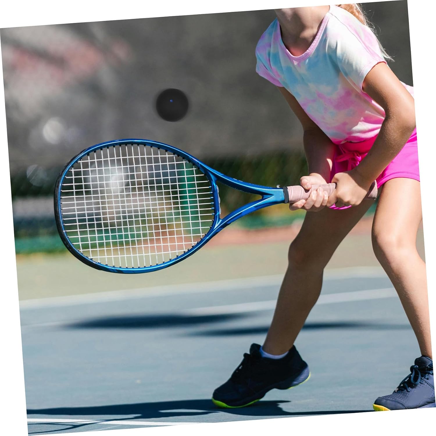 Rubber Squash Ball Single Blue Dot High Elasticity Sports Squash Racket Ball for Beginner Competition Training and Practice