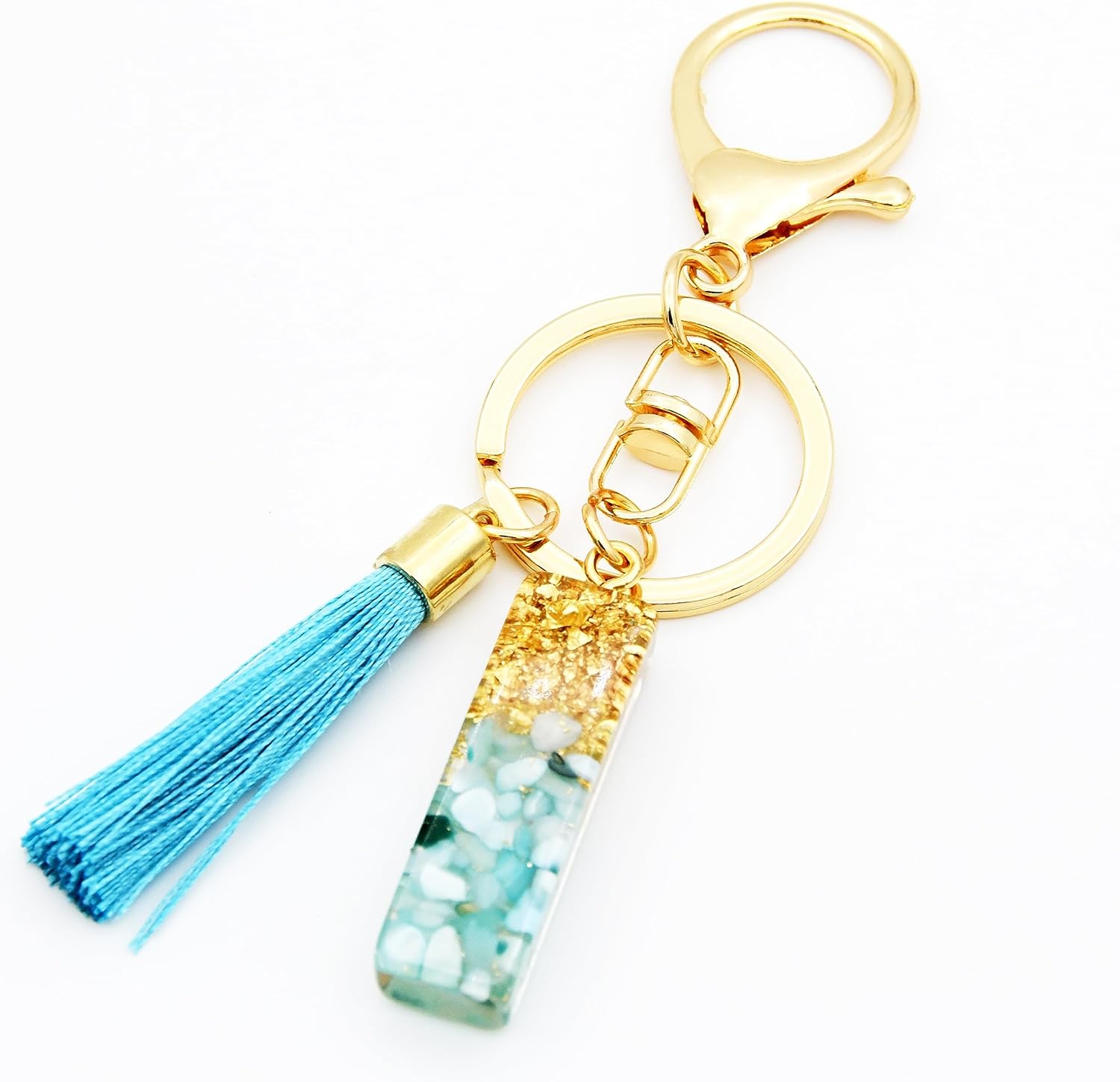 TTYY Alphabet Initial Letter Keychain for Women gift To Little Girls Tassel Butterfly Pendant Key Ring for Backpack - Image 2