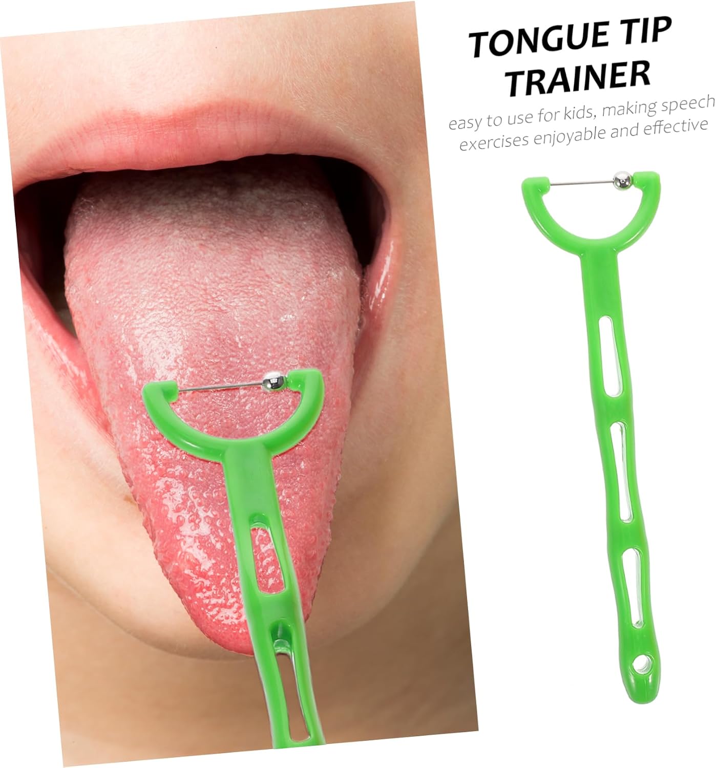 3pcs Boys and Girls Tongue Tip Trainer Speech Therapy Oral Muscle Exerciser for Pronunciation Development