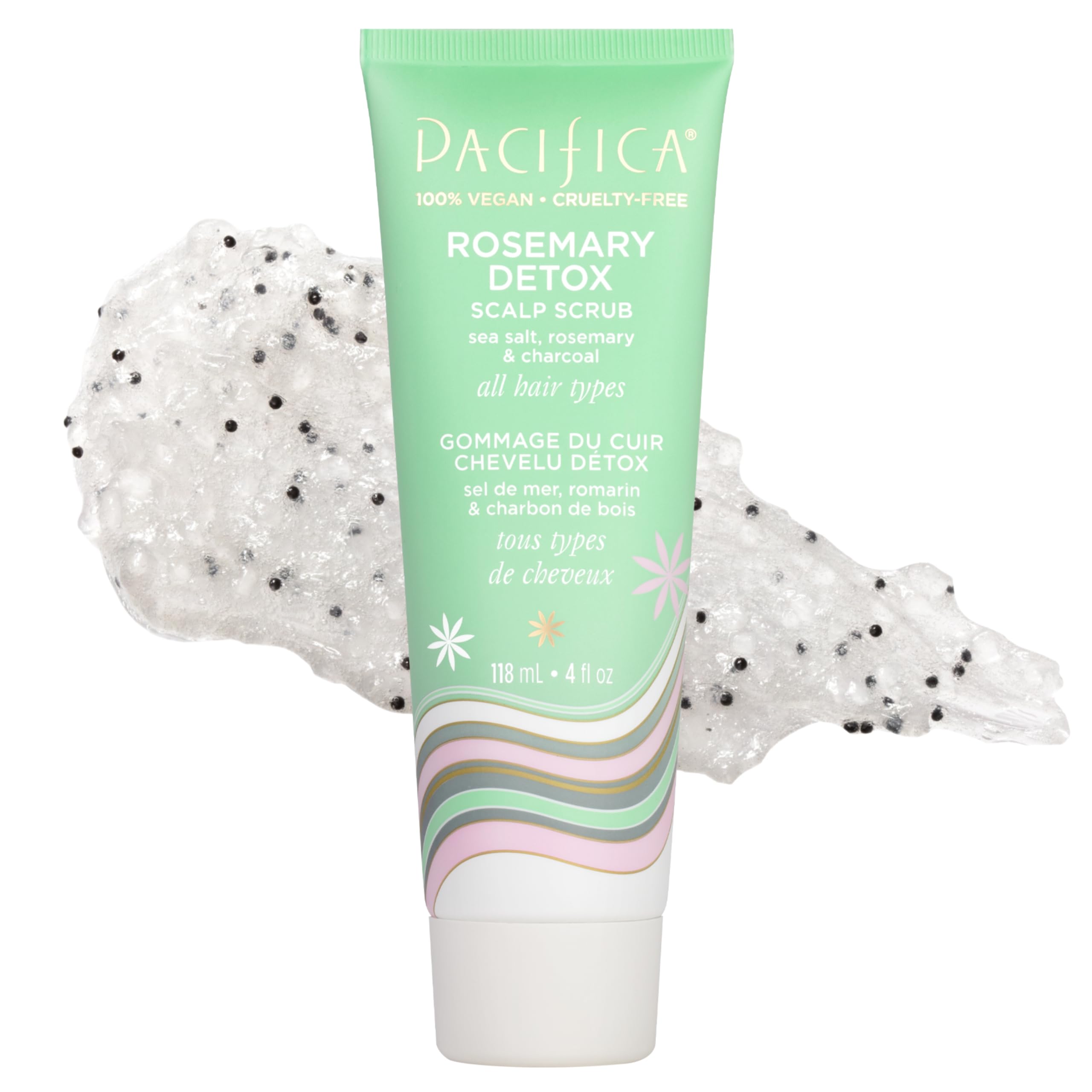 Pacifica Rosemary Detox Scalp Scrub by for Women - 4 oz Scrub, White