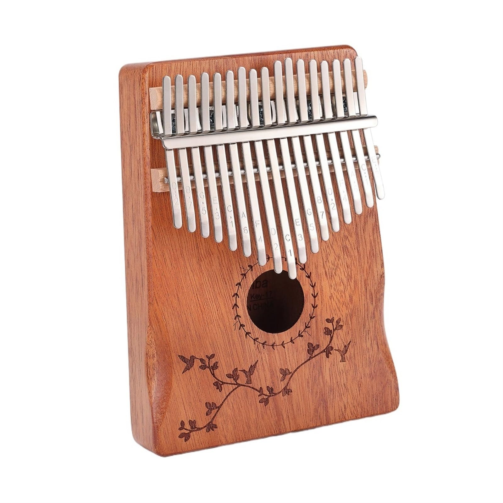 Kalimba 17-klawiszowy Fortepian Mahoniowy Z Kciukiem Kalimba Fortepian Palcowy Instrument Muzyczny Występ