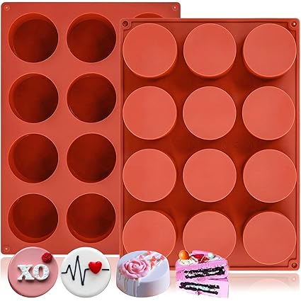 Oreo Silicone Molds 2 PCS, 12-Cavity 2.1