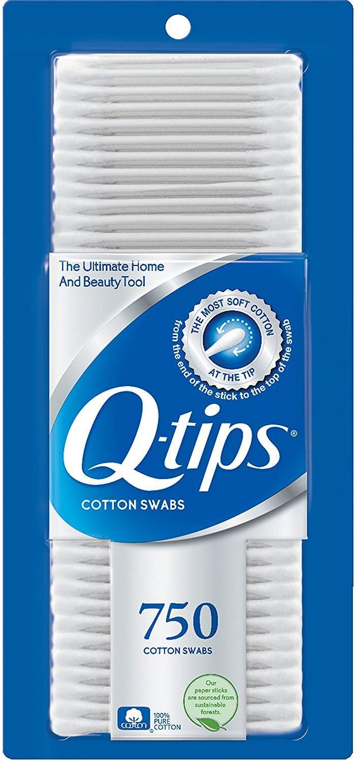Q, Tips Cotton Swabs, 750 ct., 2 Pack