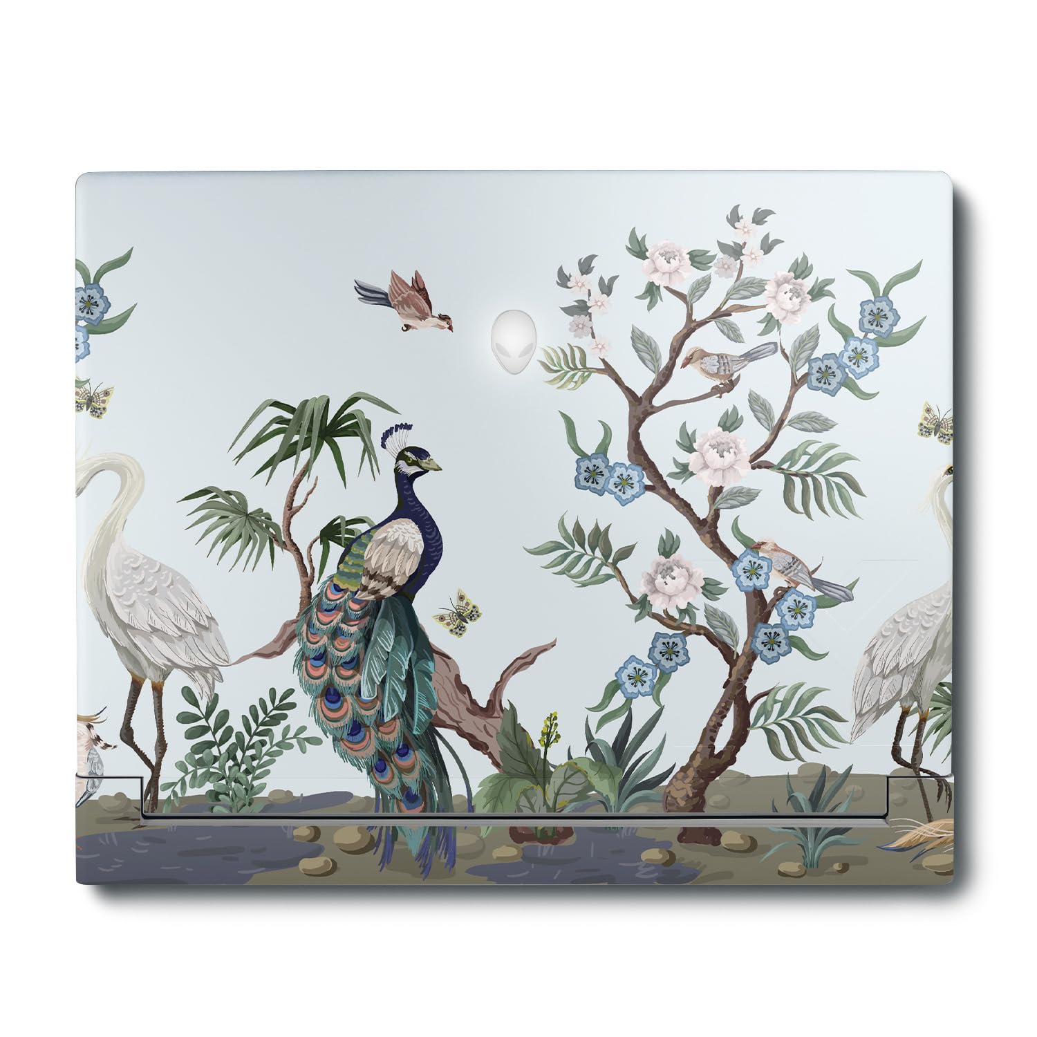 MightySkins Skin Compatible with Alienware X16 R1 (2023) Full Wrap Kit - Chinoiserie Fabric | Protective, Durable, and Unique Vinyl Decal wrap Cover | Easy to Apply &amp; Change Styles | Made in The USA