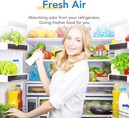 Miniatura 5 de ICEPURE AF004 Reemplazo del filtro de aire del refrigerador para LG LT120F, Kenmore Elite 469918, ADQ73214402, ADQ73214404, paquete de 6