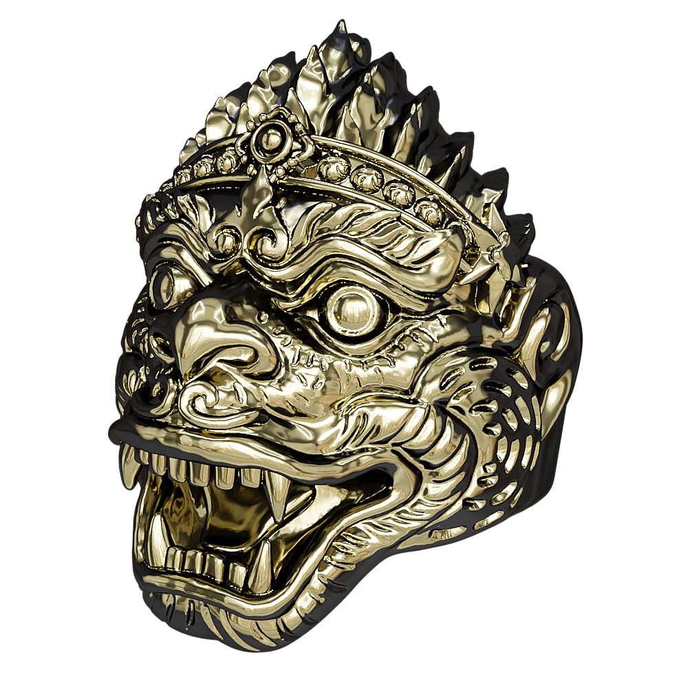 Siamhandmade2014Hanuman Ring Thai Amulet Buddha Protect Life The Power Brass Jewelry Br-539