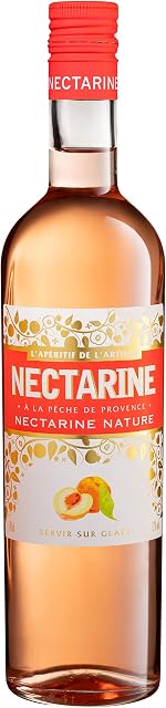 Nectarine, 70cl | Peach Liqueur | French Fruit Based Aperitif | Perfect For Spritz Cocktails | Natural Ingredients | 12% ABV