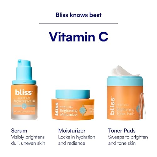 Miniatura 7 de Bliss Bright Idea - Suero facial de Vitamina C & Tri-péptido, protege y ilumina la piel, reduce las manchas oscuras y reafirma visiblemente la piel,