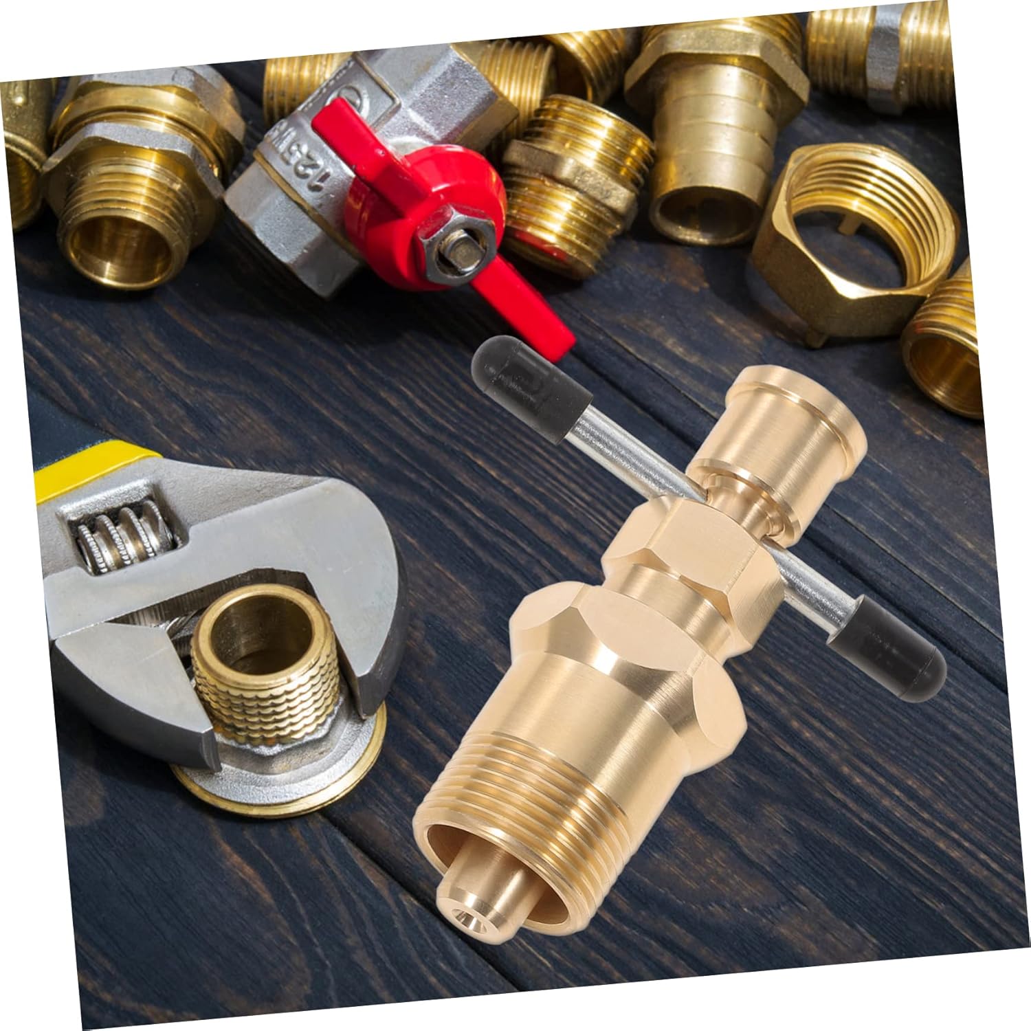 Gadpiparty Removal Tool Solid Compression Extractor Stop Puller for Sink Toilet Dishwasher Efficient Tool for Easy Sleeve Removal Compact Design for Tight Spaces