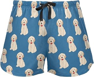 Women's Pajamas Shorts Lounge Sleep Bottoms Soft Pj Boxer Short Pants with Pockets
