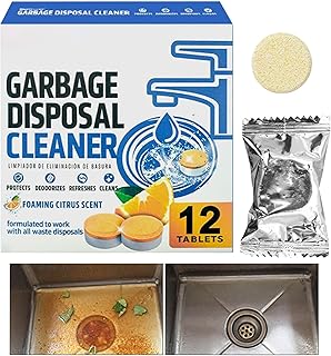 YNPQTDS Disposal Cleaner - Trash Disposal Cleaner,Citrus Scent Odor Remove Tablet for Weekly Maintenance Daily Hygiene Hom...