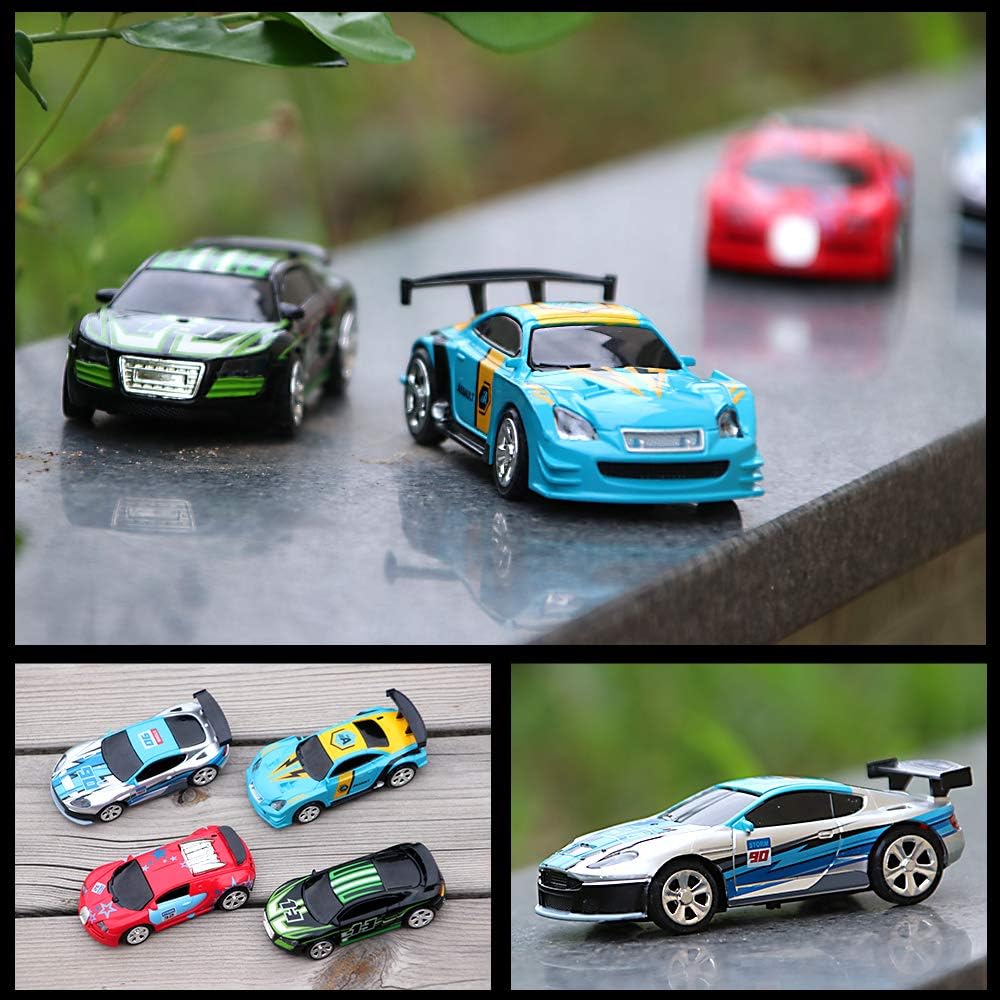 ZHFUYS Remote Control car, Gravity Sensor Control, Remote Control, Mobile Phone Control 3 Modes of RC Car, Creative Coke can Pocket Racing, 2.4G (Red)