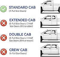 Vista 451 de Visera de ventana para Chevy Silverado 1500/GMC Sierra 1500/Avalanche/Suburban Crew Cab 2007-2013, protectores de lluvia, deflector de ventilación