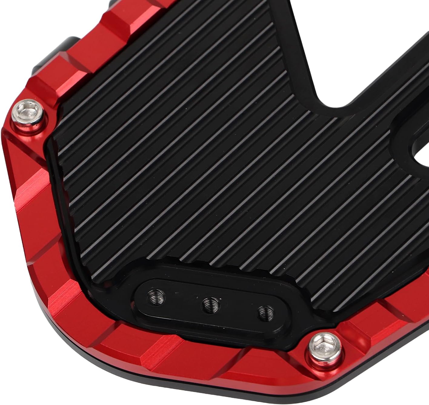 Black/Red Footboard Floorboard Rider Floor Boards Fit for Harley Touring Road King Street Glide Road Glide Electra Glide 1986-2023, Trike 2008-up