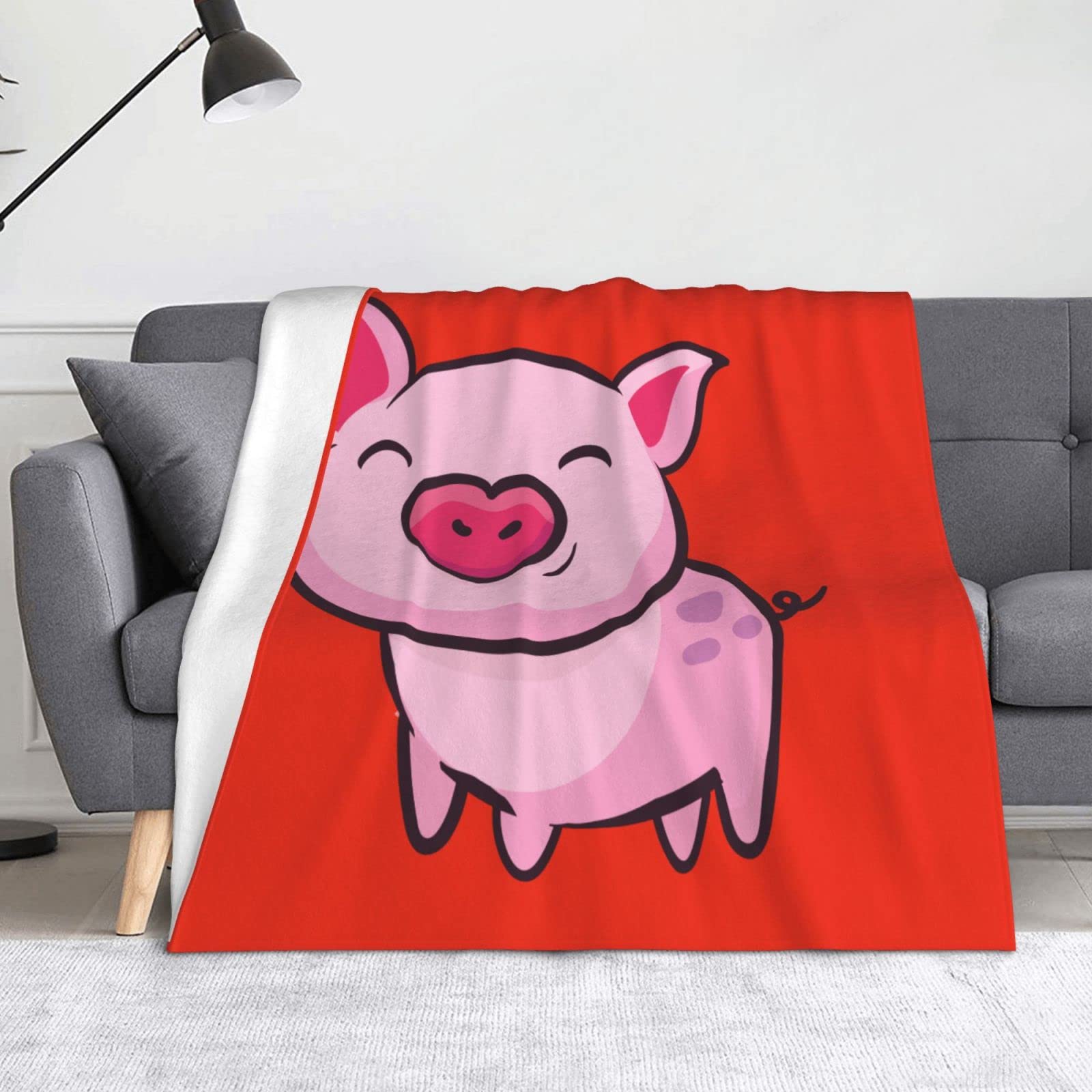 PrelerDIY Fleecedecke 203x152 Cm – Superweich, Pink, Für Kinder & Couch