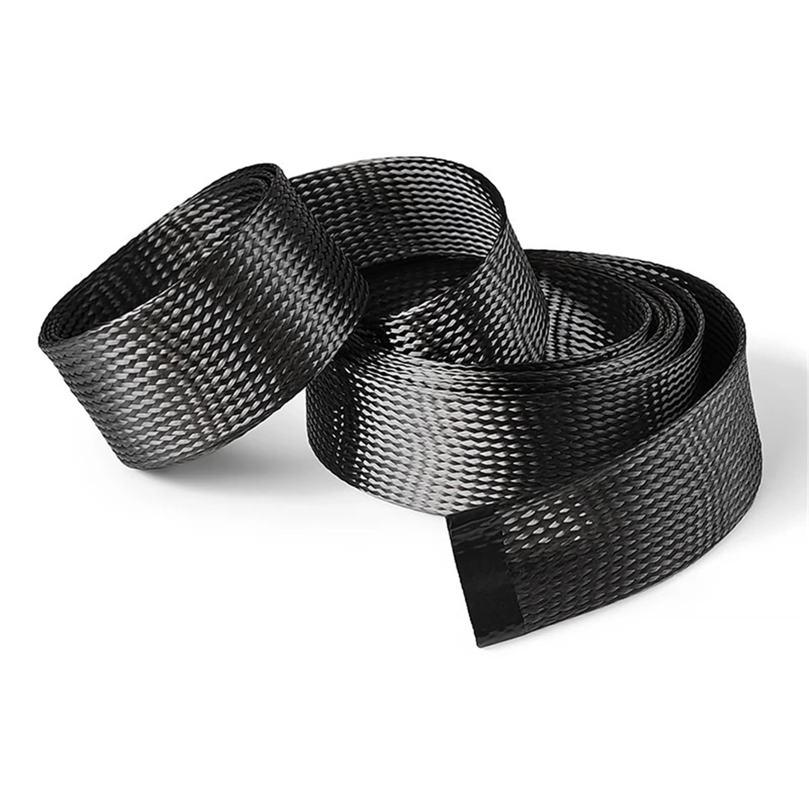 Manguito De Cable Trenzada Manga de protección Alambre Fibra Carbono ID 2-80 mm Tubo Resistente a desgarros Malla Trenzada y liviano Funda De Cable Trenzado Expandible Pet(6mm,5m)