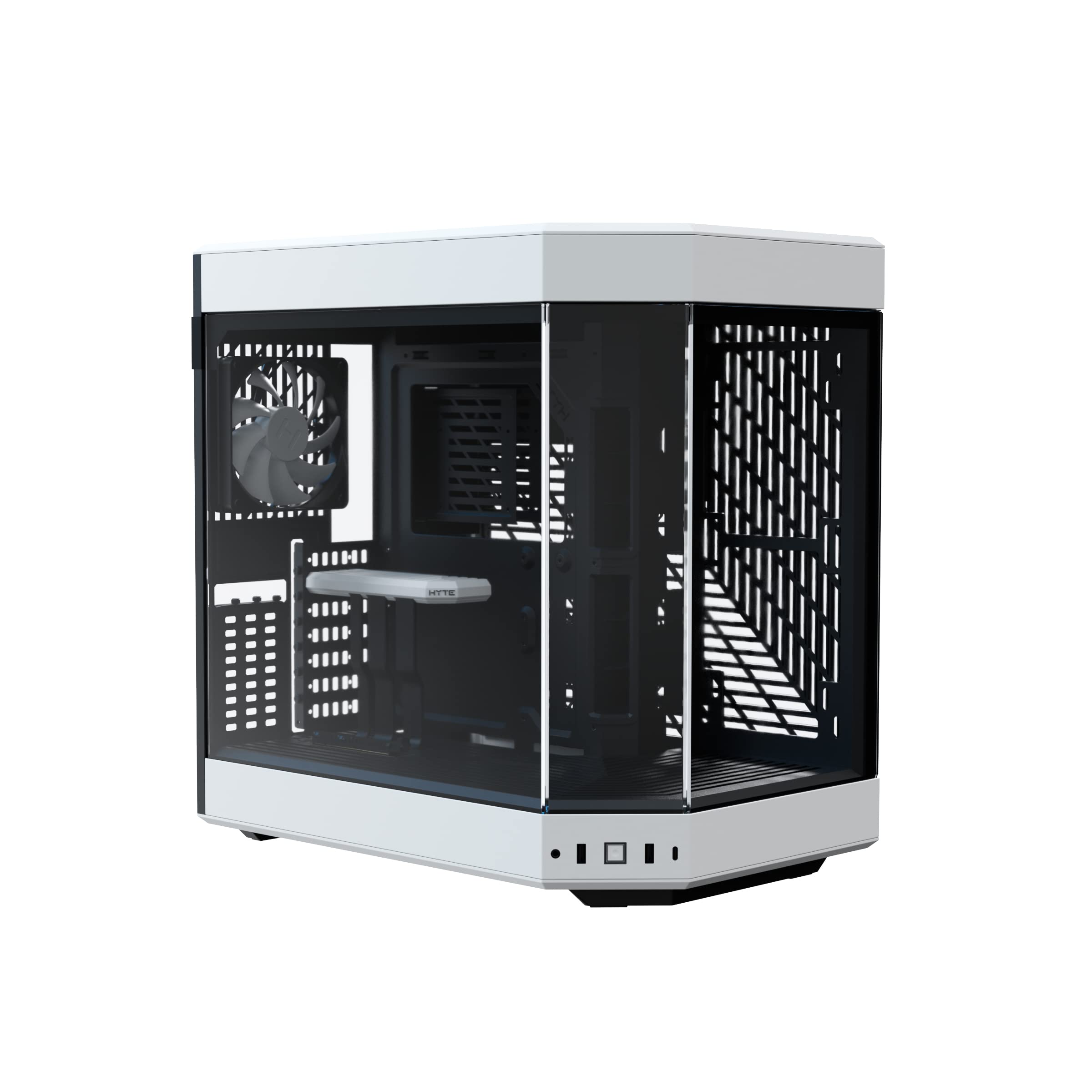 HYTE Y60 Modern Aesthetic Dual Chamber Mid-Tower ATX Computer Gaming Case Only, White (CS-HYTE-Y60-BW) - White