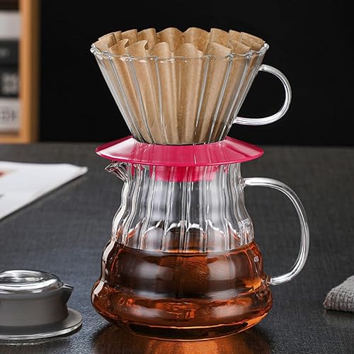 Miniatura 9 de Filtros de café, 100 unidades, desechables, naturales, sin blanquear, filtro plisado de repuesto para café en miniatura, cafetera pequeña, cafetera