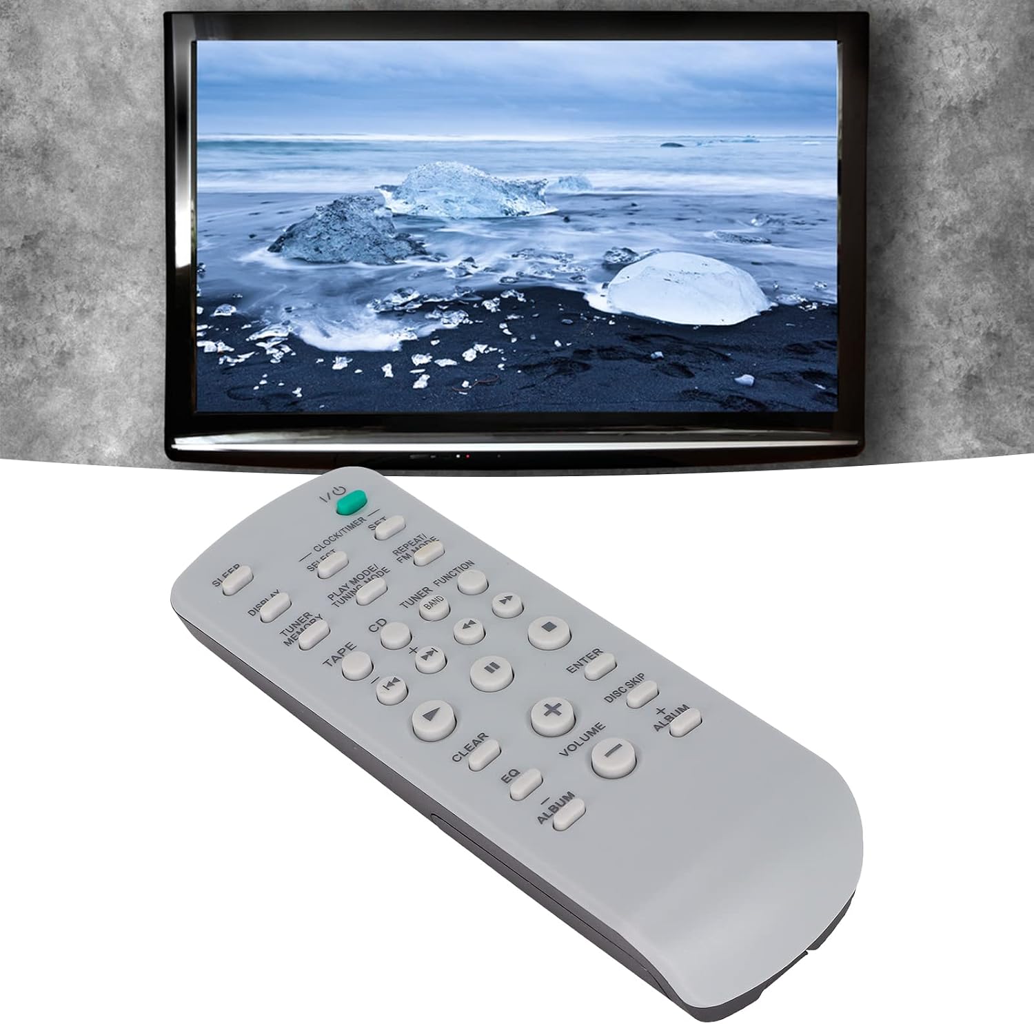 Annadue Universal TV Remote Control for Sony CD HIFI System Replacement Controller for SONY RM‑SC3 RM‑SC30 RM‑SC50 RM‑SC55 MHC‑RG29 MHC‑RG490S CMT‑EH10 CMT‑U1 CMT‑CPZ1 - Image 3