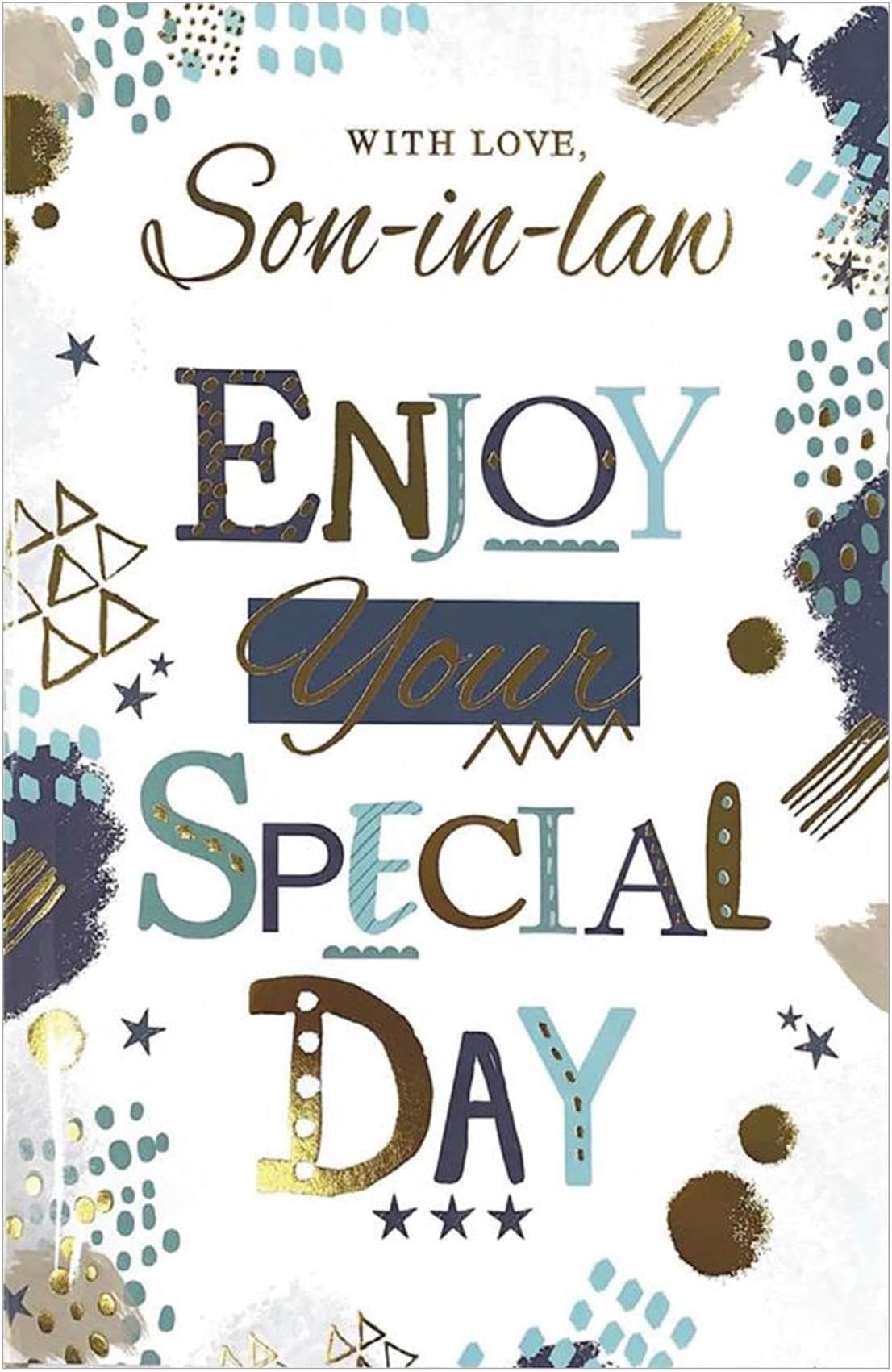 Avant Garde Studios Birthday Card Son in Law Candles - 9 x 6 inches ...