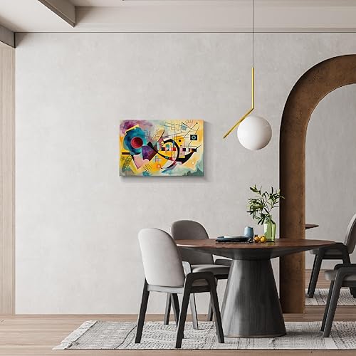 Miniatura 269 de Lienzo artístico para pared, pinturas de arte abstracto, fantasía azul, grafiti colorido sobre fondo blanco; decoración artística moderna para sala